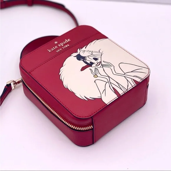 ❤️ Kate Spade New York C Disney VanityCruella Crossbody Bag New